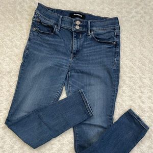 Express Performance Cropped Legging Mid Rise Jean